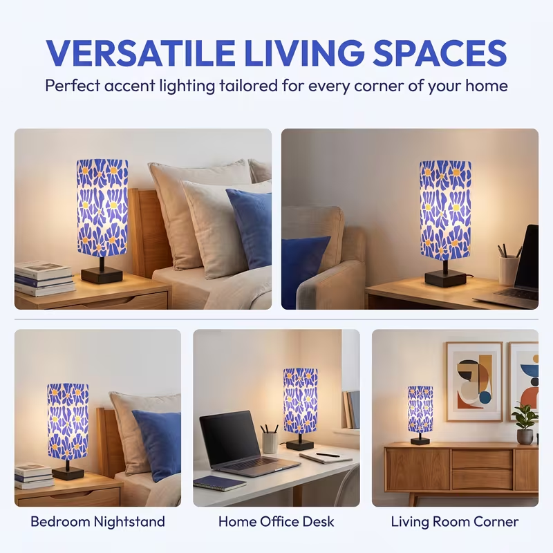 Lampu Meja Modern Berwarna-war - Home Textile ulasan dan harga