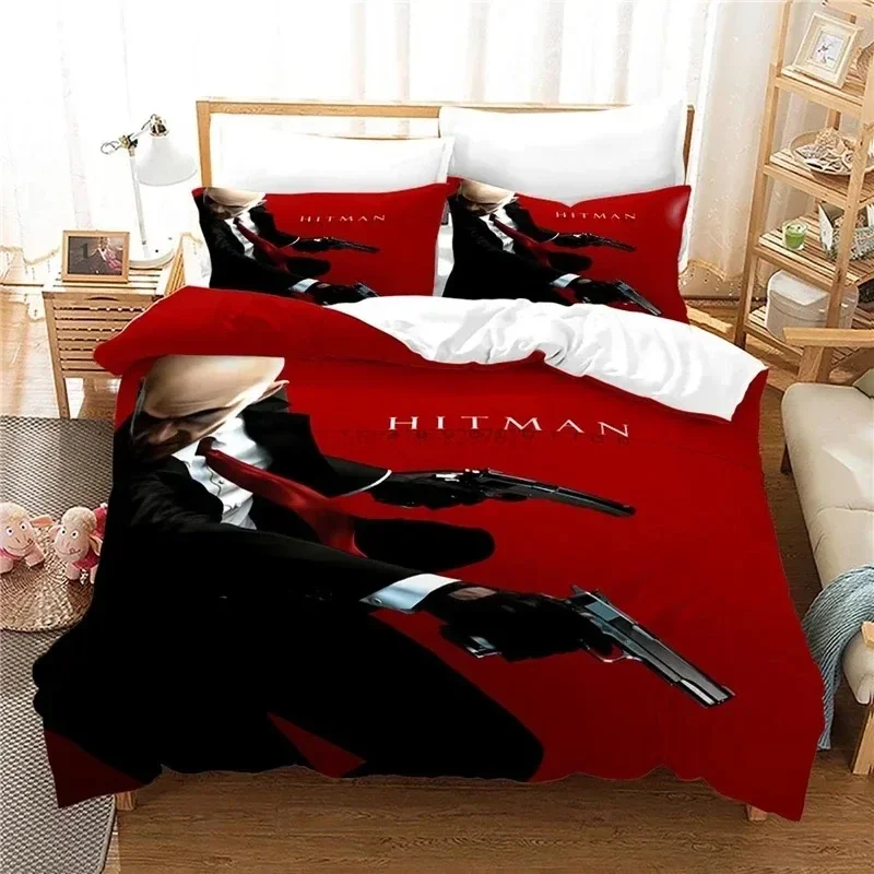 Set Sprei 3D Hitman Killer, Se - Home Textiles Sale ulasan dan harga