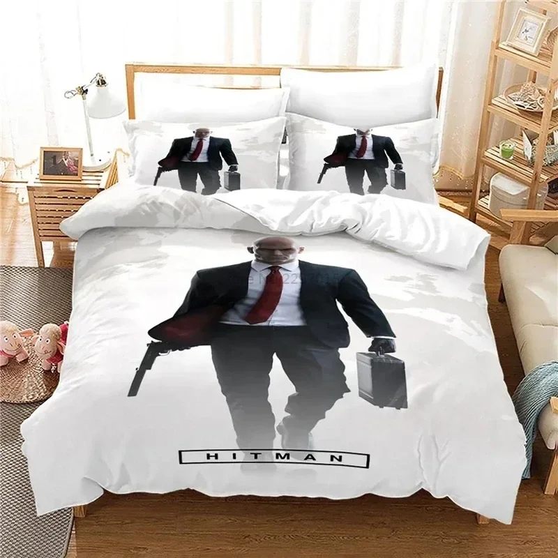 Set Sprei 3D Hitman Killer, Se - Home Textiles Sale ulasan dan harga