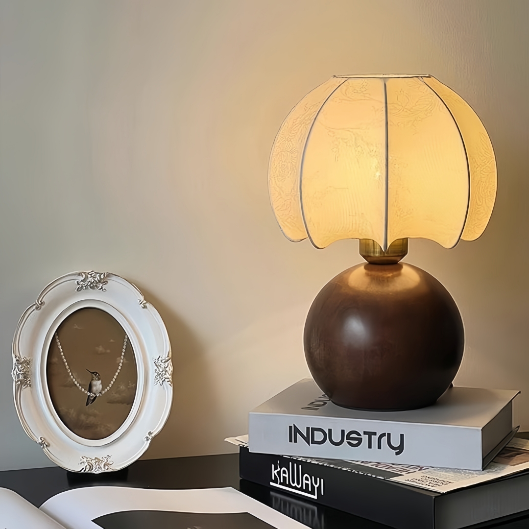 Lampu meja bermotif bunga vint - Home Textiles Usa ulasan dan harga